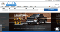 Desktop Screenshot of codychevrolet.com